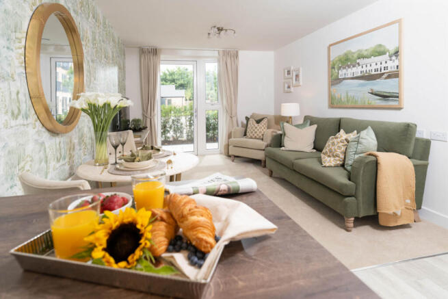Show home living room
